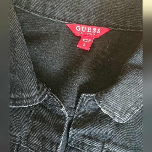 GUESS Cropped Denim Jacket, size S - Picture 4 of 7